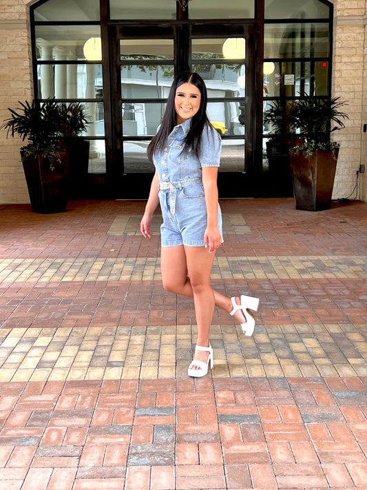 Kelsea Denim Romper